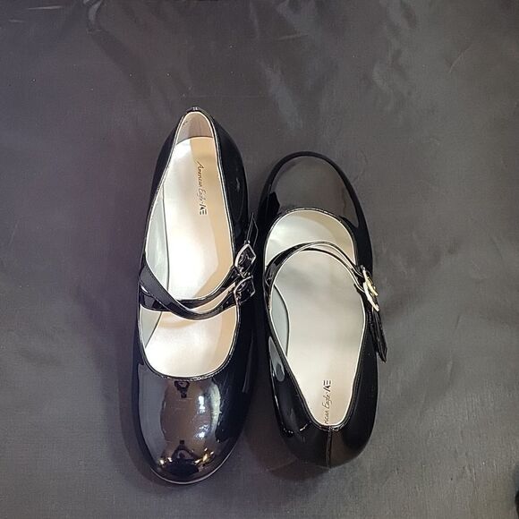 AMERICAN EAGLE ROUND TOE TWO ADJUSTABLE BUCKLE WOMEN"S MARY JANE STYLE S… - Picture 6 of 12